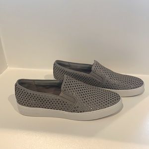 Michael Kors Keaton Slip On Lasered Leather Cement